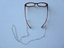 Load image into Gallery viewer, Fancy Silver Eye Glasses Chain With Gemstones, Mask Lanyard