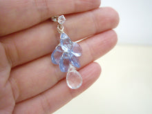 Load image into Gallery viewer, Blue Quartz Cluster Earrings