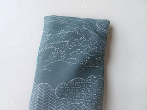 Fuji Mt. and Clouds Kimono Fabric Eye Pillow
