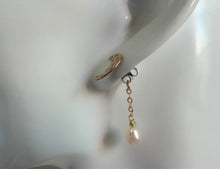Load image into Gallery viewer, Designed Chain Ear Nut, Pearl Ear Back Stoppers