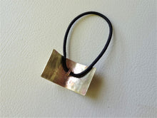Load image into Gallery viewer, Mini Hammered Mtal Hair Cuff on back