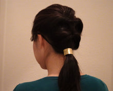 Load image into Gallery viewer, Mini Hammered Metal Hair Cuff on hair