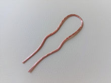 Load image into Gallery viewer, Silver Handforged Hair Stick, Zigzag Hair Pins For Long Hair.