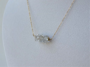 Herkimer Diamonds Gold Necklace