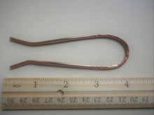 Load image into Gallery viewer, Copper Hair Fork, Metal Hair Pin, Forged Shawl Pin.