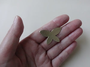 Butterfly Brooch Pin, Gold Butterfly Hat Pin, Lapel Pin.