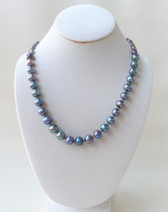 Peacock Pearl Strand Necklace
