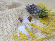 Mushroom Stud Earrings, Woodland Accessories