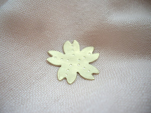 Sakura Pin Brooch, Cherry Blossom Hat Pin, Shawl Pin.