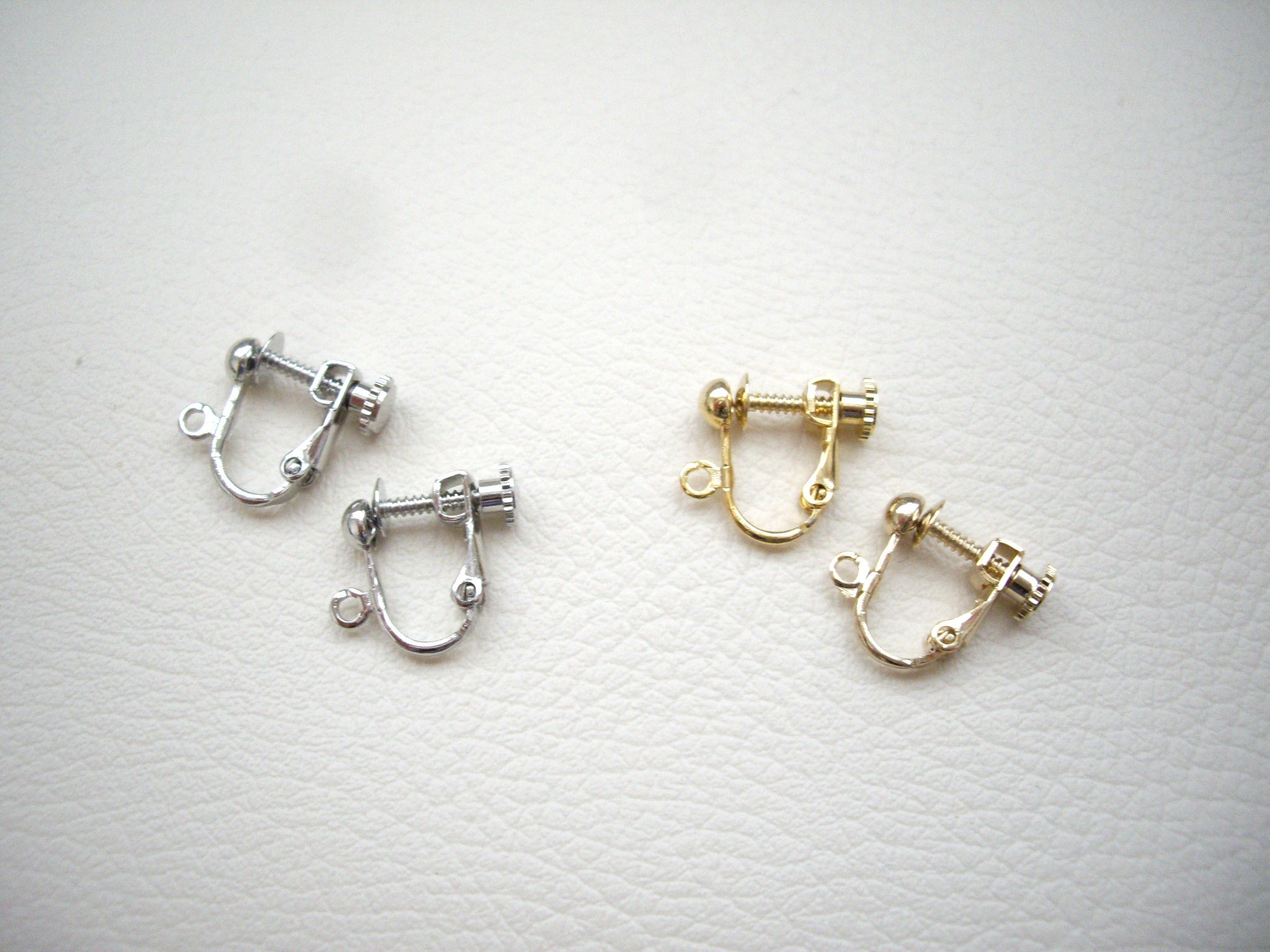 5 Pairs 14k gold filled lever/screw back non pierced ear clips clip-on –  Rosebeading Official