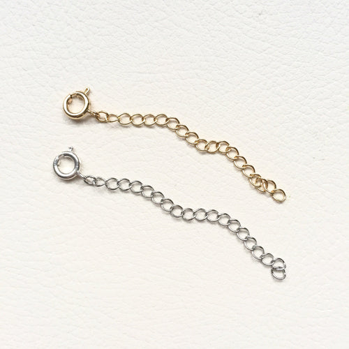 Necklace extender, Adjustable length, Attachable extender.