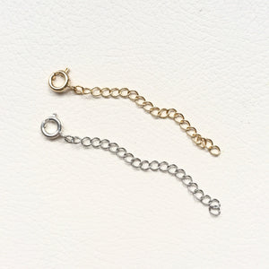 Necklace extender, Adjustable length, Attachable extender.
