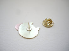 Load image into Gallery viewer, Mother and Baby Cat Brooch, Cat Hat Pin, Feline Gifts.