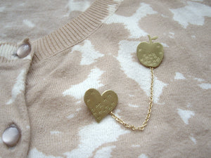 Gold Sweater Pin