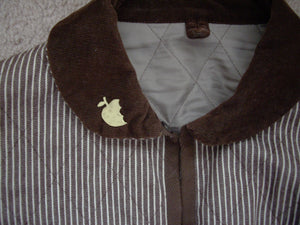 Bitten Apple Pin Brooch on Jacket
